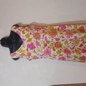 Boden floral dress 100% cotton 18R
